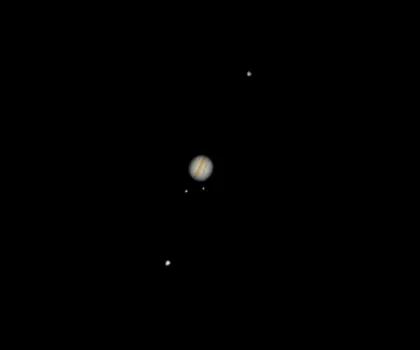 Jupiter and its Galilean moons